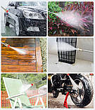 Бездротовий пістолет для миття високого тиску TANZU-60Bar акумуляторний ,пістолет-розпилювач високого тиску, фото 10