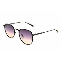 Черные солнцезащитные очки круглые | Стильные очки от солнца | Красивые женские AK-744 очки солнцезащитные