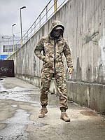 Армейский камуфляжный костюм рип стоп для военных , Крепкая тактическая форма мультикам Куртка + Штаны U trek