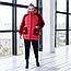 Зимові жіночі куртки великих розмірів 50-58 пудровий, фото 5