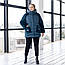 Зимові жіночі куртки великих розмірів 50-58 пудровий, фото 6