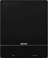 Beurer Ваги кухонні, 15кг, сенс. керування, 3хААА в комплекті, скло, чорний  Baumar - Знак Якості