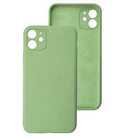 Противоударный чехол для Apple iPhone 11 silicone case Army Green MXYW2 оригинальное качество