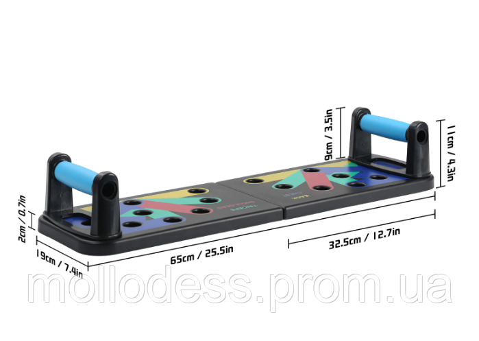 Доска для отжимания JT-006 foldable push up board для всех групп мышц (30) - фото 7 - id-p1941887362