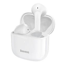 Бездротові Bluetooth-навушники Baseus E3 Bluetooth 5.0 TWS водонепроникні IP64 White (NGTW080002)