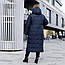 Пальто зимові жіночі  великих розмірів 48-56 чорний, фото 4