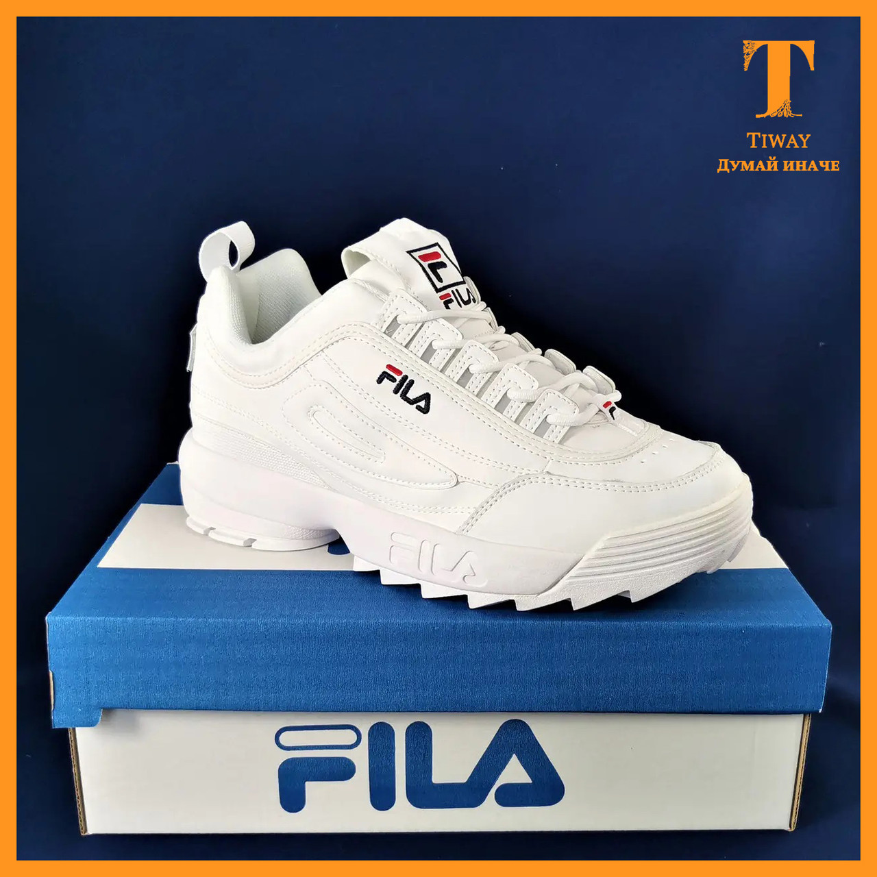 Купить Женские Кроссовки Фила Fila Disruptor Белые (размеры: 36,37,38 ...