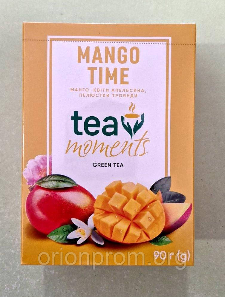 Чай Tea Moments Mango Time 90 г зелений