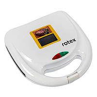 Бутербродниця ROTEX RSM110-W (Мічність 780 W. Пластини для гриля. Антипригарне покриття), фото 3