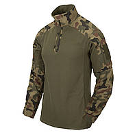 Боевая рубашка вудленд лес зеленая олива MCDU COMBAT SHIRT - NYCO RIPSTOP Helikon-Tex PL WOODLAND/OLIVE GREEN