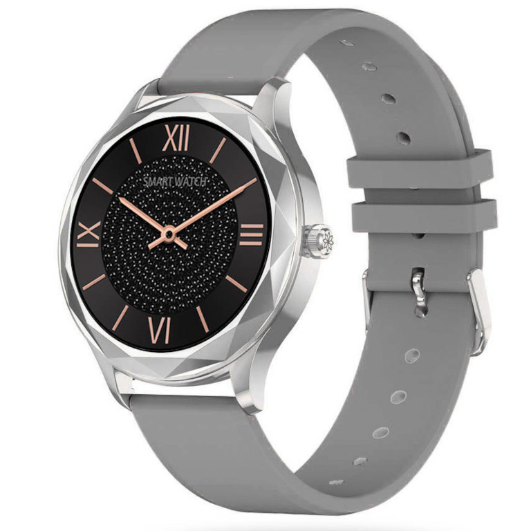 Годинник SMARTWATCH UNISEX PACIFIC 27-8 сірий/срібло