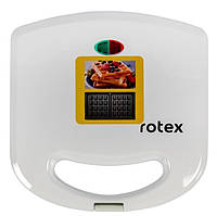 Вафельниця ROTEX RSM120-W (Мічність 780 W. Антипригарне покриття. Індикатор готовності. Кришка з замком), фото 5