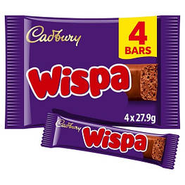 Cadbury Wispa 4 шоколадні батончики 94.8g