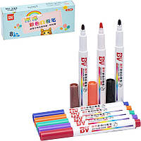 Набор цветных маркеров 8 цветов для гладких поверхностей BV-188-8