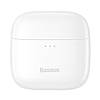 Бездротові Bluetooth навушники Baseus E8 TWS Bluetooth 5.0 водонепроникні IPX5 White (NGE8-02), фото 2