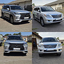Комплект міні-рестайлінгу на TRD Sport для Lexus LX570/450d Різні матеріали