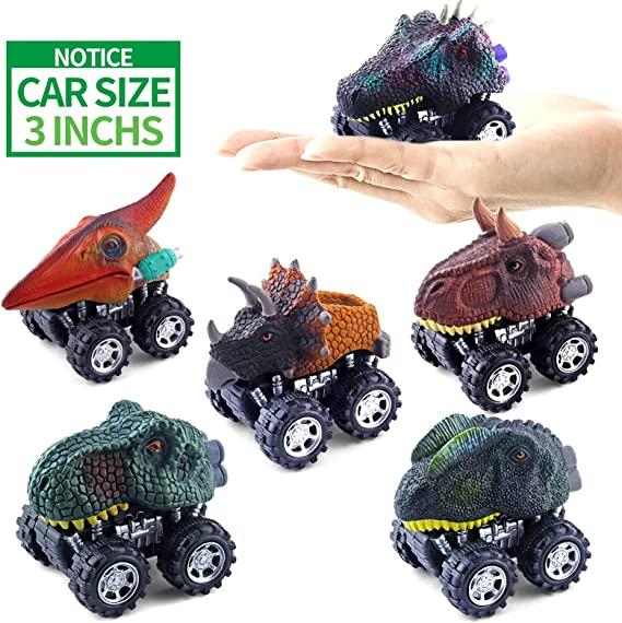 Dinosaur pull sale back car