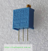 Резистор 20 kОм подстроечный многооборотный 3296W