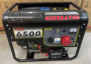 Трьофазний генератор TANTA H7500LPG (380): 6-6,5 КВт з функцією автозапуску для забезпечення електроживлення дому чи офісу