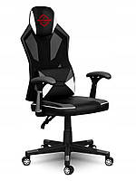 Игровое кресло So кресло Shiro чёрно-бело-красное