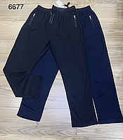 Мужские трикотажные штаны БАТАЛ 6677 (в уп. один цвет) весна-осень. Фабричный Китай.