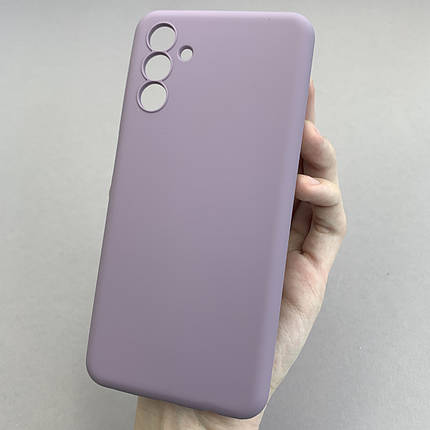 Чохол для Samsung Galaxy A13 5G силікон кейс чохол з мікрофіброю на телефон самсунг а13 5г чорничний r4e, фото 1