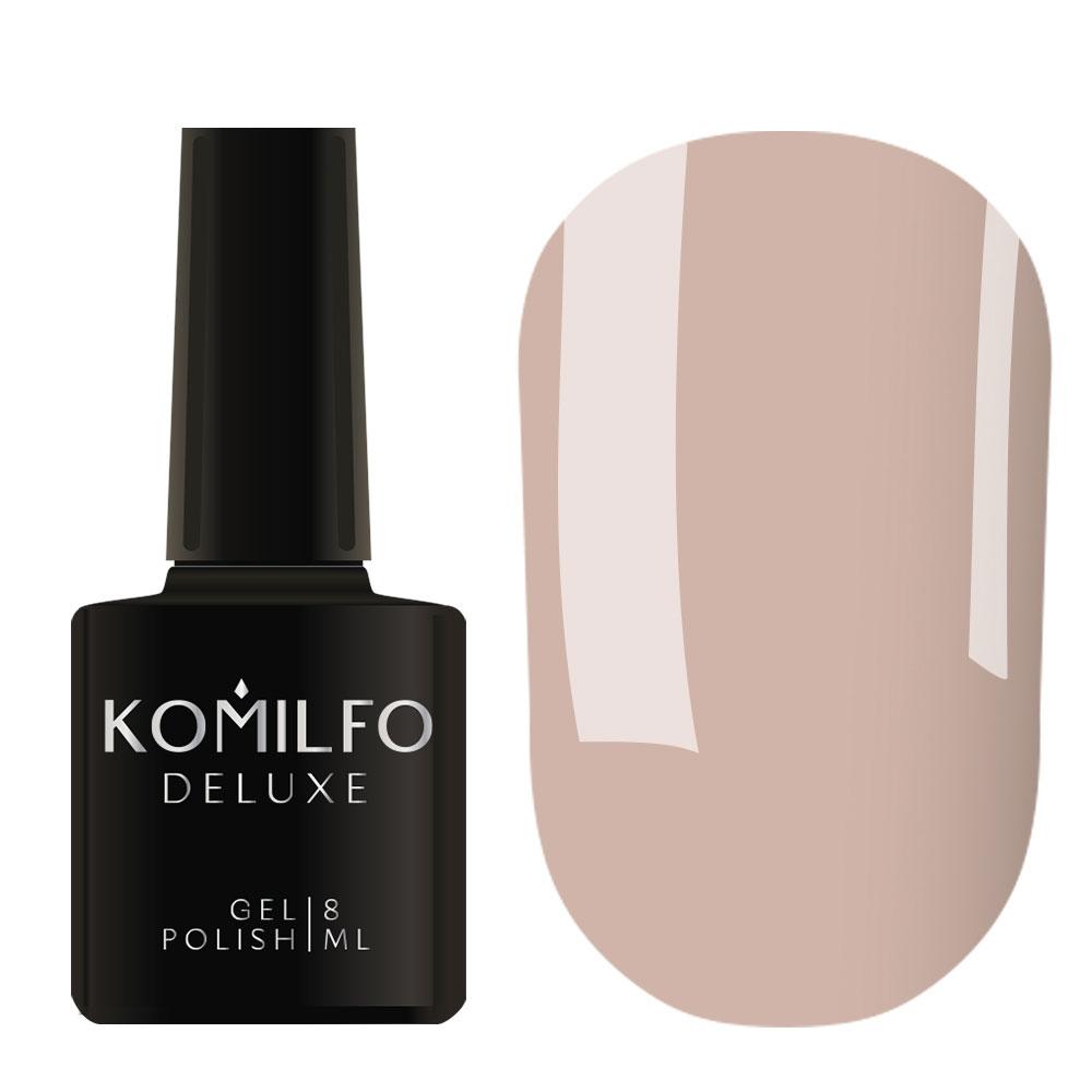 Гель-лак для нігтів Komilfo Deluxe Series №D067 капучіно, емаль, 8 мл