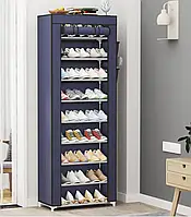 Органайзер-полка для обуви Compages Shoes Shelf T-1099 Шкаф-стеллаж для хранения обуви Dark Blue