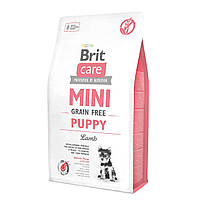 Brit Care Mini Grain Free Puppy Lamb беззерновой на основе мяса ягненка для щенков миниатюрных пород - 7 кг