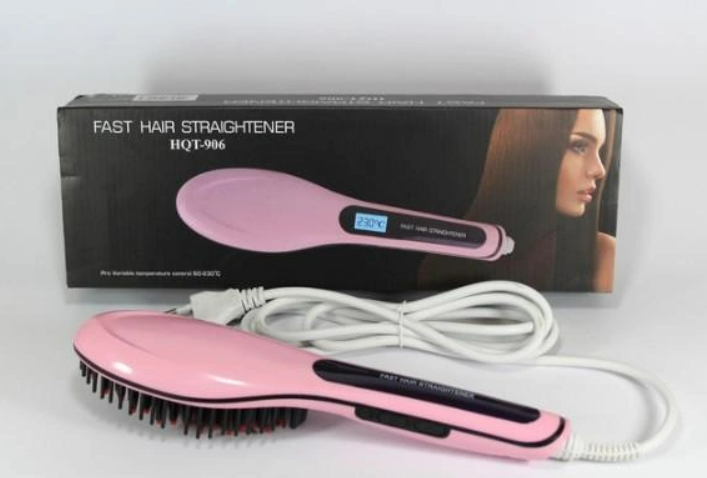 Электрическая расческа утюжок выпрямитель Fast hair straightener HQT-906 eT - фото 2 - id-p1941925623