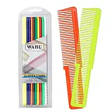 Набір гребінців для стрижки волосся 12 шт WAHL Multi Colored Comb 03206-200, фото 4