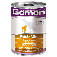 GEMON DOG WET Mini Adult консерва для собак с курицей и рисом - 415 г