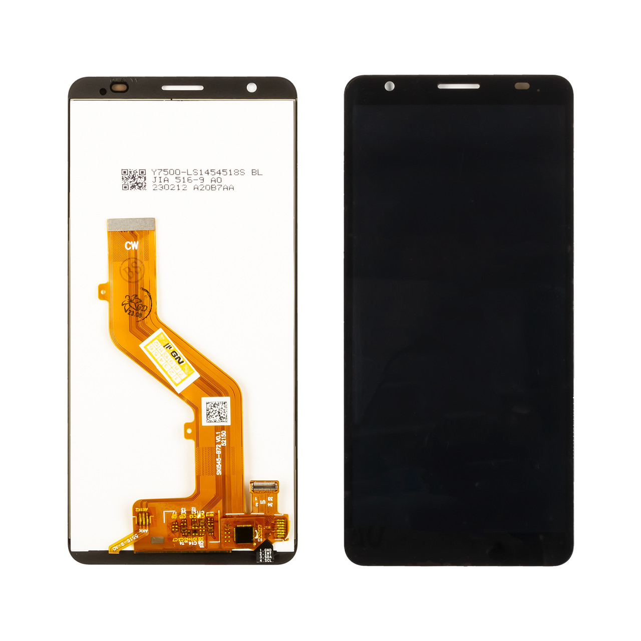 Дисплей ZTE Blade A31 (2021) із чорним тачскрином