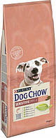 Dog Chow Adult Sensitive с лососем для взрослых собак - 14 кг