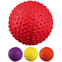 Trixie TX-34845 Игрушка для собак Trixie Мяч резиновый с пищалкой 7 см цвет в ассортименте