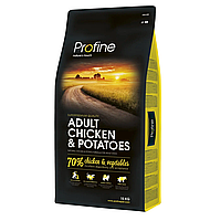 Сухой корм для взрослых собак всех пород Profine Dog Adult Chicken & Potatoes курица 15 кг