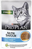 Purina Pro Plan NutriSavour Sterilised паштет с треской - 85 гр