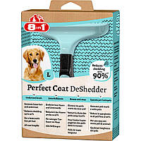 Дешеддер 8in1 Perfect Coat для вычесывания собак, размер L, 10 см