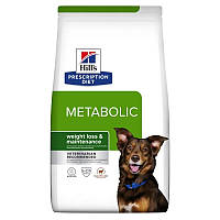 Hill's PD Canine Metabolic Сухой корм для собак для контроля и снижения веса, с ягненком и рисом 1,5 кг