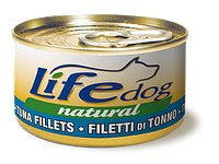 Консерва для собак класу холістик LifeDog Tuna 90g,Лайф Дог 90 г Тунець