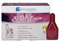 Dermoscent ATOP 7 Spot-on капли на холку при дерматитах и раздраженной коже у кошек и собак до 10 кг - 1 уп
