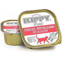 Kippy Sterilized Cat Pate Salmon паштет Киппи с лососем для стерилизованных кошек - 90 гр