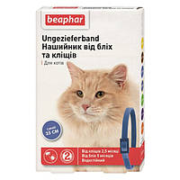 Beaphar Ungezieferband for Cat - ошейник Бифар от блох и клещей для кошек, синий - 35 см