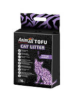 AnimAll TOFU Lavender - ТОФУ Лаванда - соевый наполнитель для кошек - 10 л / 4,6 кг