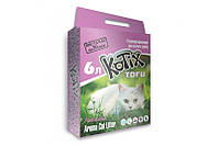 Kotix Tofu Соевый наполнитель для кошачьего туалета, с ароматом лаванды - 6 л