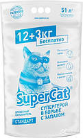 Super Cat Стандарт без аромата Древесный впитывающий наполнитель 51 л - 15 кг