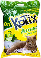 Kotix - силикагелевый наполнитель для кошачьего туалета с зеленым яблоком - 10 л