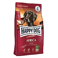 Happy Dog Sensible Africa для взрослых собак при аллергиях и пищевой непереносимости со страусом -12,5кг