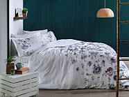 Комплект постільної білизни TAC сатин полуторний розмір Zaira Lilac