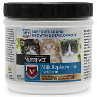 Nutri-Vet Milk Replacement НУТРИ-ВЕТ МОЛОКО ДЛЯ КОТЯТ сухой заменитель кошачьего молока для котят-0,170гр